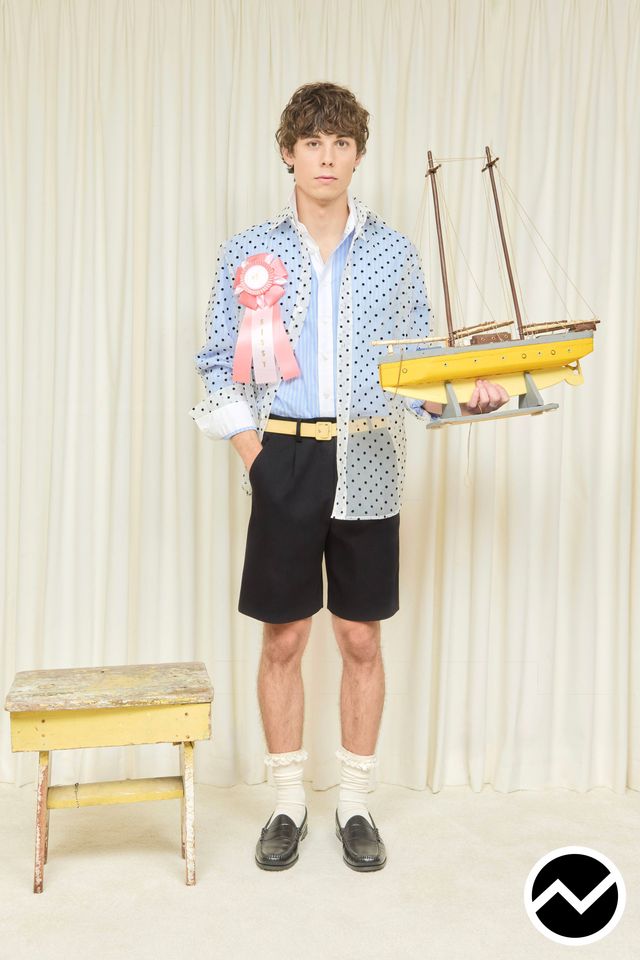 Tanner Fletcher, SS27 menswear, Above The Knee Shorts, look 46