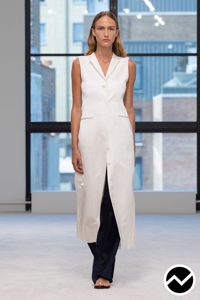 Theory, SS27 womenswear, White, look 6