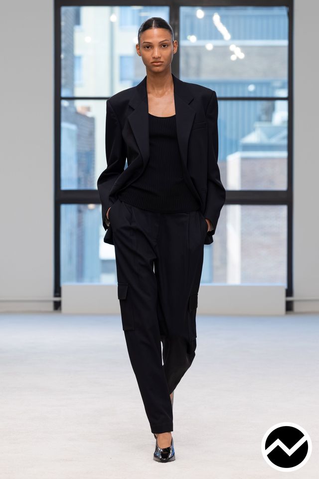 Theory, SS27 womenswear, Tapered Fit Pants, look 12