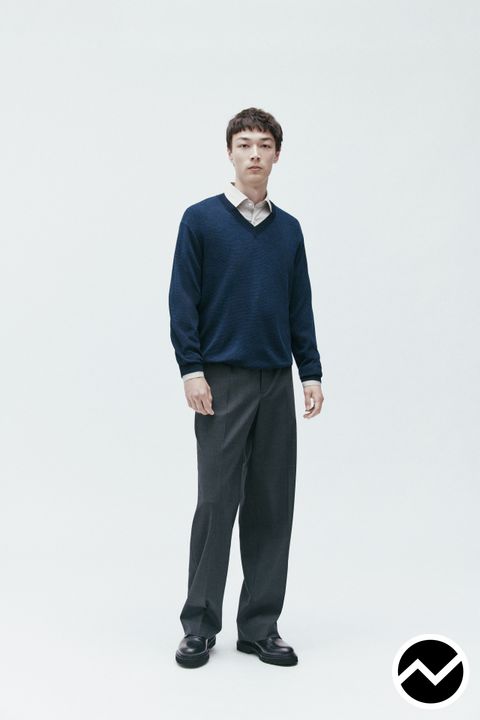 Theory, SS27 menswear, Charcoal, look 9