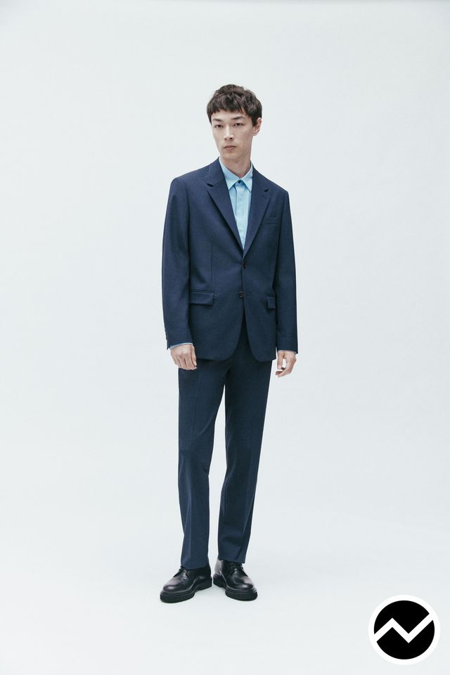 Theory, SS27 menswear, Sage, look 13