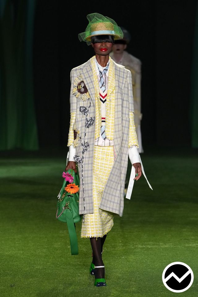 Thom Browne, SS27 womenswear, Champagne, look 5