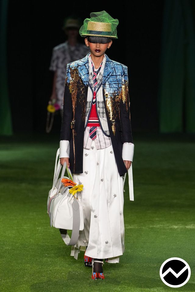 Thom Browne, SS27 menswear, Preppy, look 45