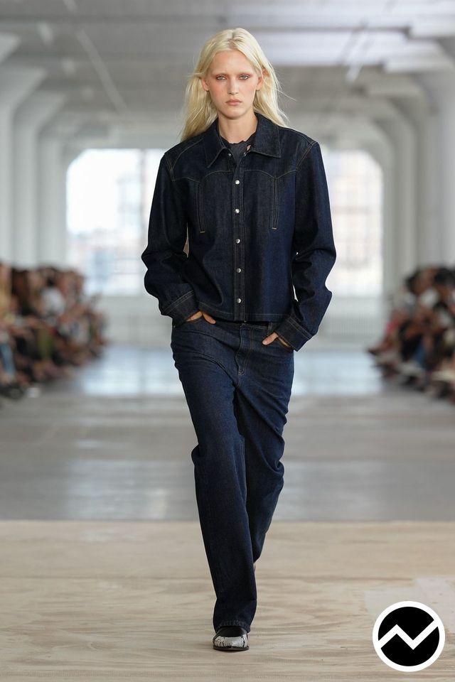 Tibi, SS27 womenswear, Denim, look 2