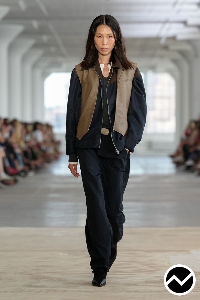 Tibi, SS27 womenswear, Waistcoat, look 7