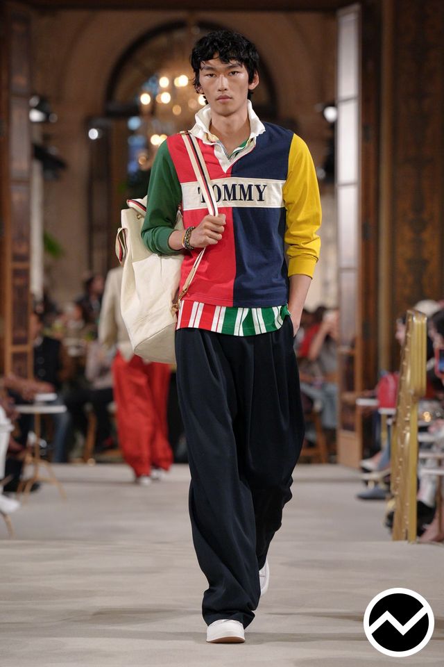 Tommy Hilfiger, SS27 menswear, Scarlet, look 9