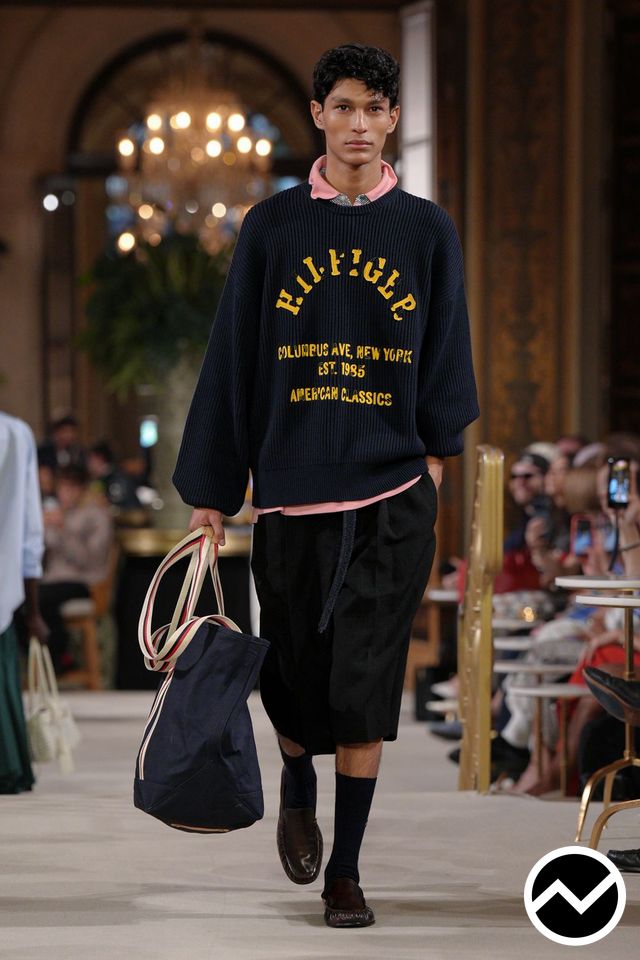 Tommy Hilfiger, SS27 menswear, Midnight Blue, look 49