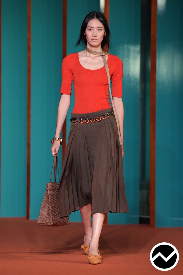 Tory Burch, SS27 womenswear, A-Line Skirts, look 20