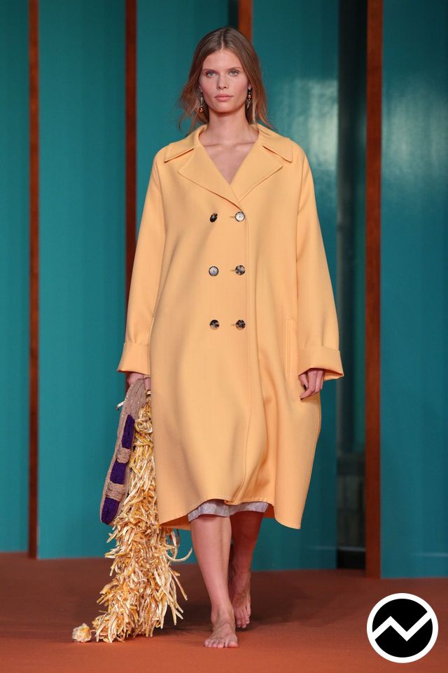Tory Burch, SS27 womenswear, Oversized Coat, look 37
