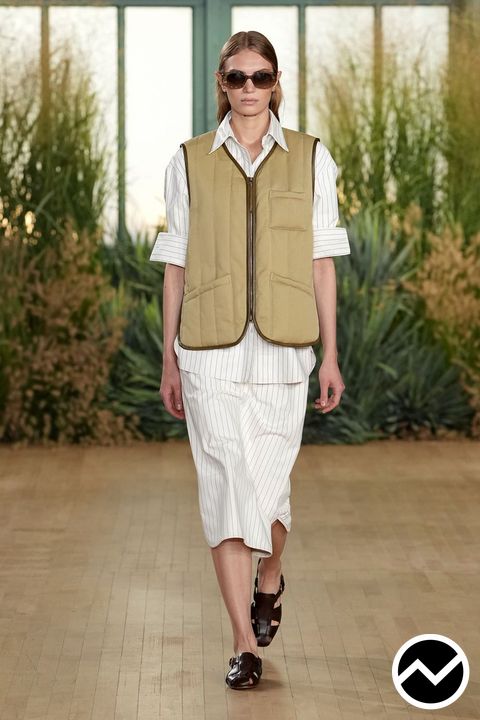 Twp, SS27 womenswear, Zip Up Vest, look 9