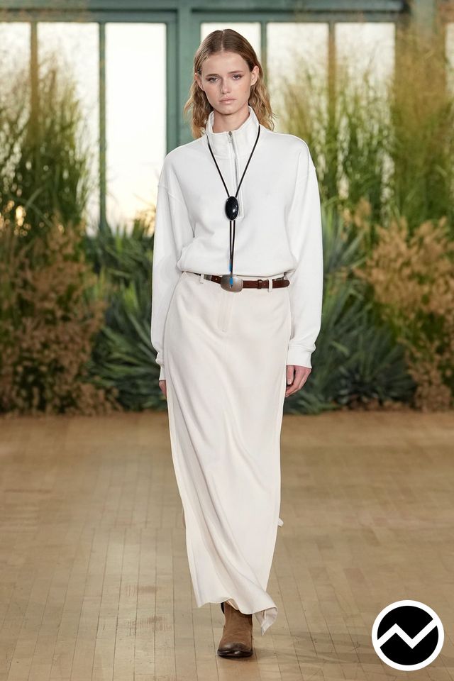 Twp, SS27 womenswear, French Terry, look 24