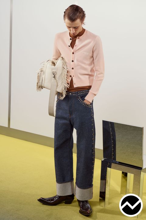 Acne Studios, SS27 menswear, High-Rise Jeans, look 18