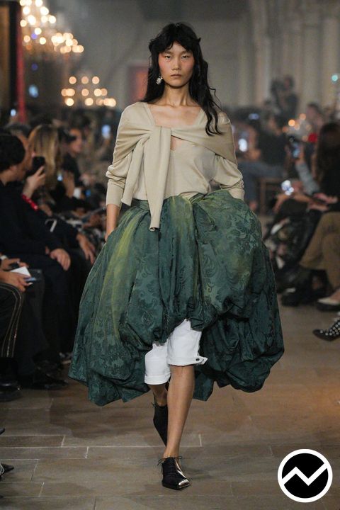 Acne Studios, SS27 womenswear, Voluminous Skirts, look 16
