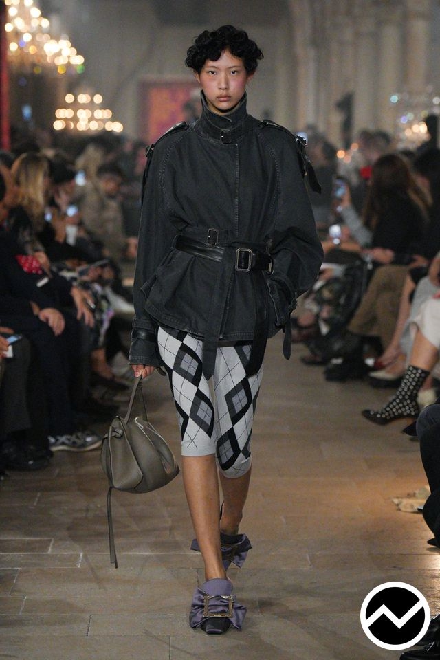 Acne Studios, SS27 womenswear, Belted Jacket, look 23