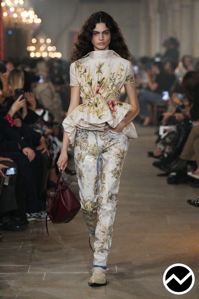 Acne Studios, SS27 womenswear, Peplum Blouse, look 41