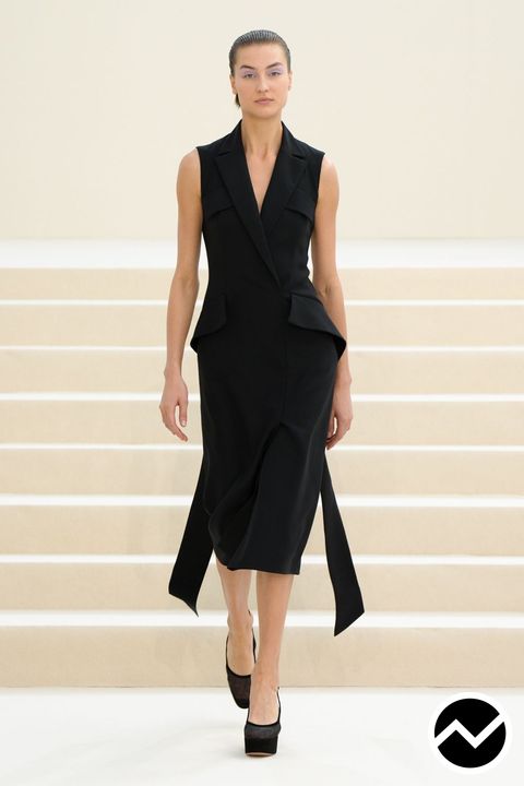 Akris, SS27 womenswear, Tailored Dress, look 25