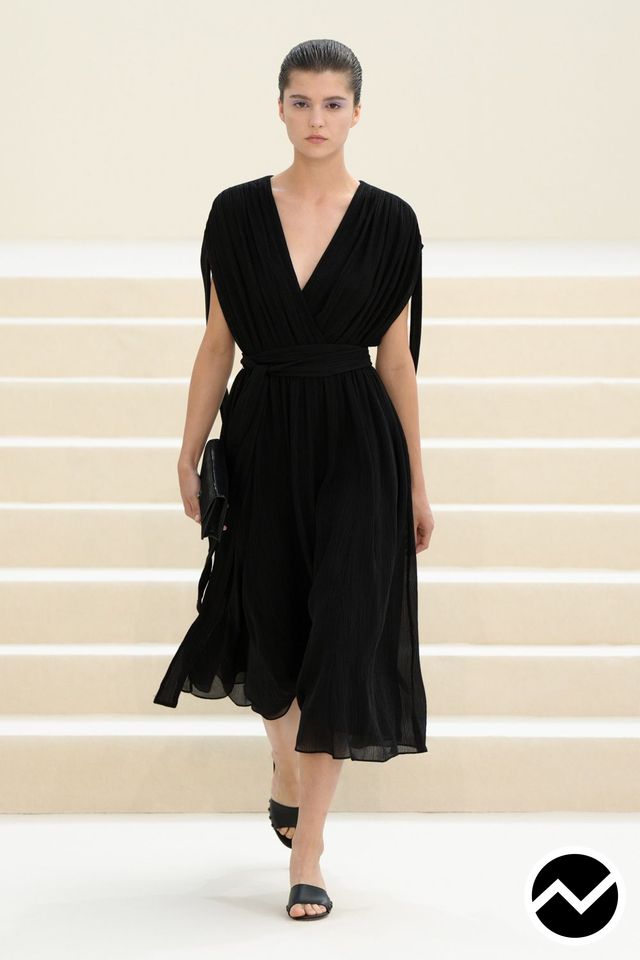 Akris, SS27 womenswear, Monochrome, look 27