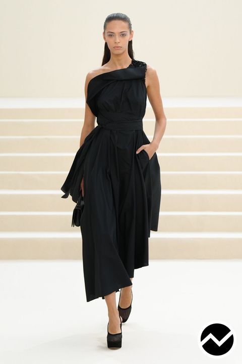 Akris, SS27 womenswear, Black, look 30