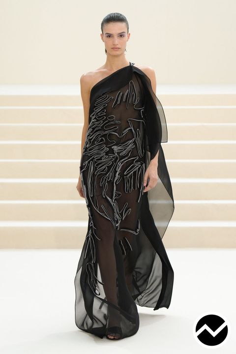 Akris, SS27 womenswear, Abstract, look 32