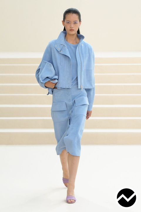 Akris, SS27 womenswear, Boxy Jacket, look 38