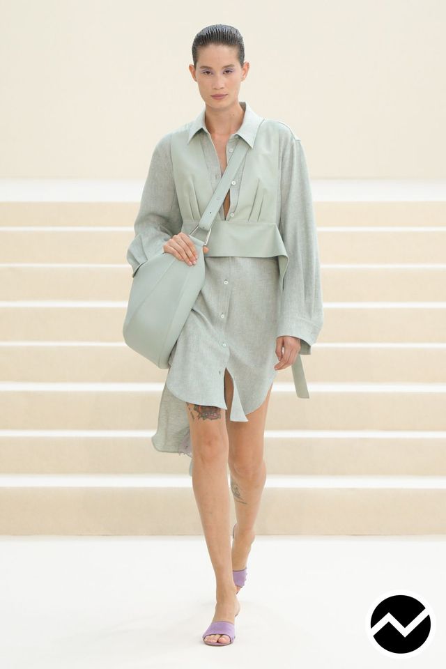 Akris, SS27 womenswear, Cropped Top, look 43