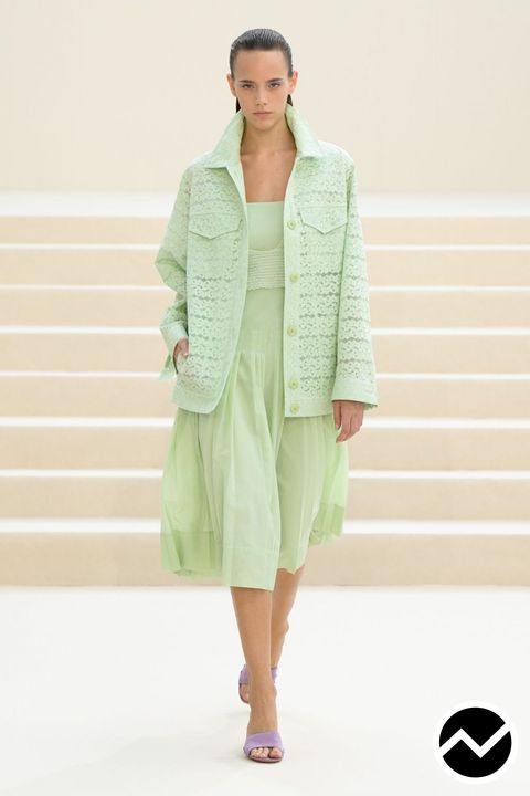 Akris, SS27 womenswear, Top Collar Jacket, look 45