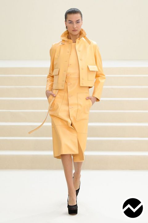 Akris, SS27 womenswear, Cropped Jacket, look 53
