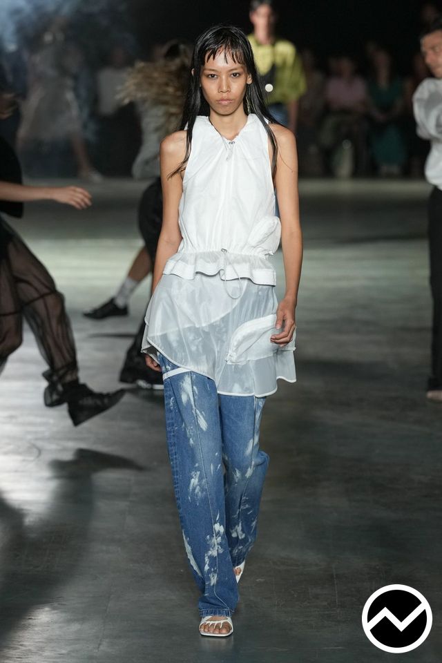 Alainpaul, SS27 womenswear, Asymmetric Blouse, look 26