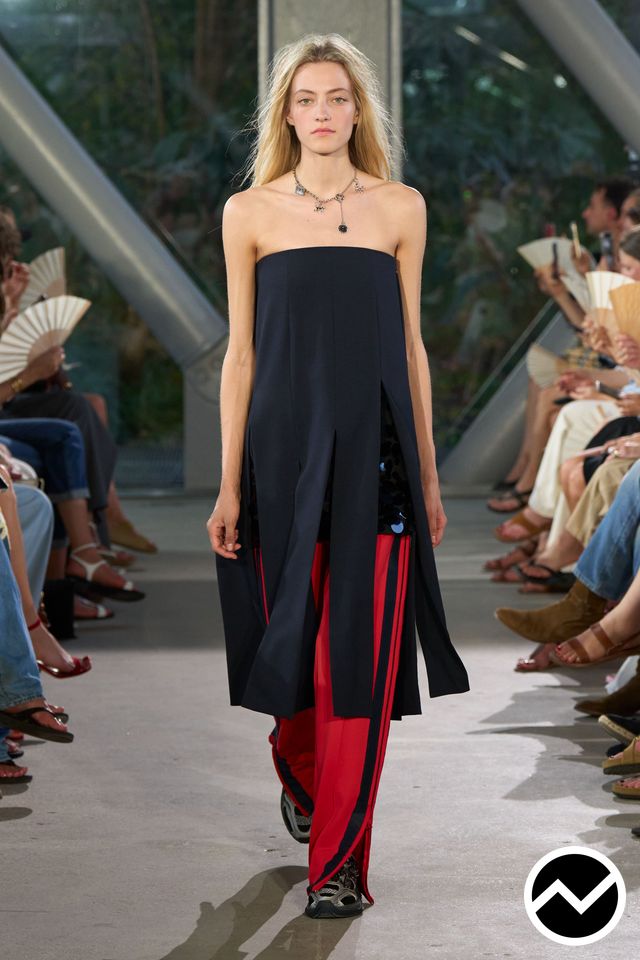 Ami Paris, SS27 womenswear, Split Pants, look 9