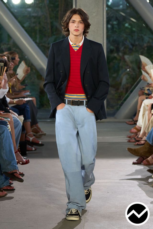 Ami Paris, SS27 menswear, Loose Jeans, look 21