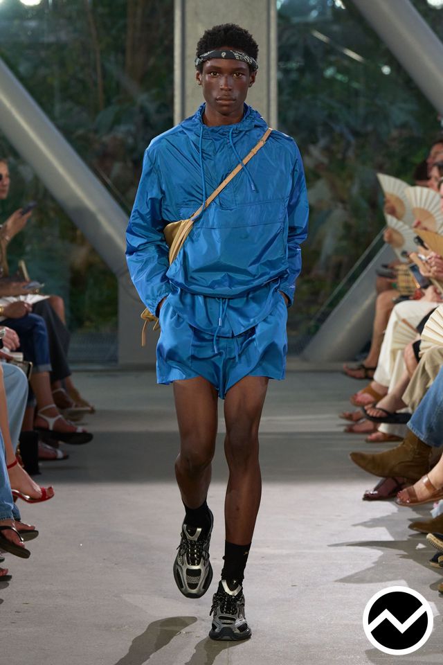 Ami Paris, SS27 menswear, Royal Blue, look 25