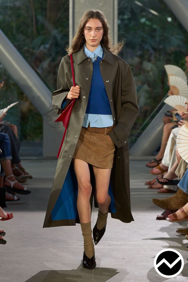 Ami Paris, SS27 womenswear, Top Collar Coat, look 27