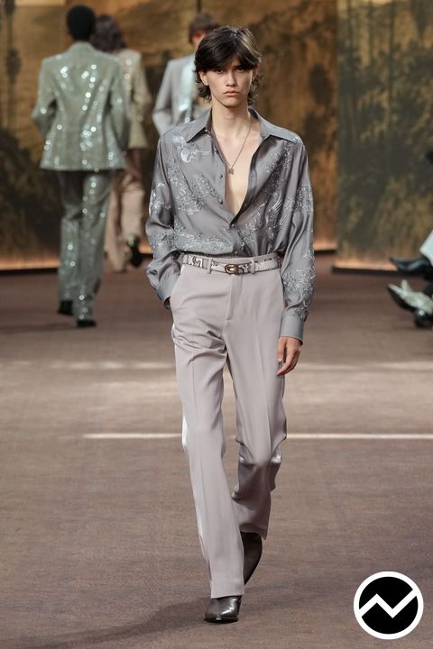 Amiri, SS27 menswear, Satin, look 14
