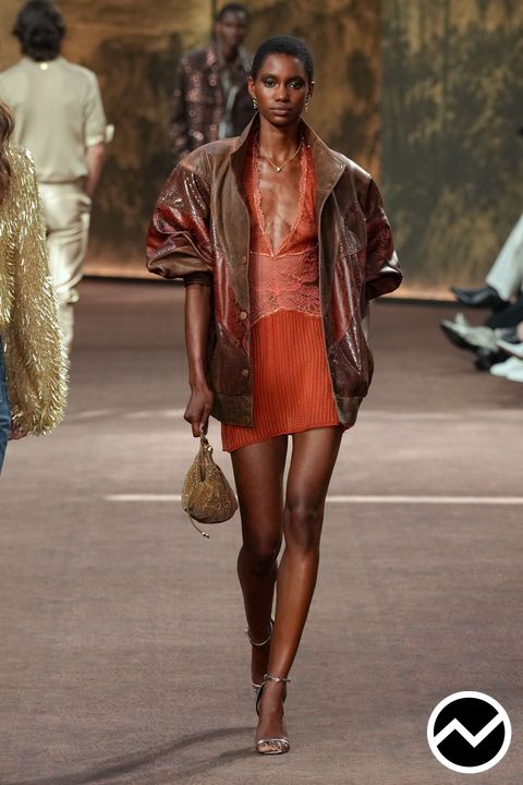 Amiri, SS27 womenswear, Terra Cotta, look 36