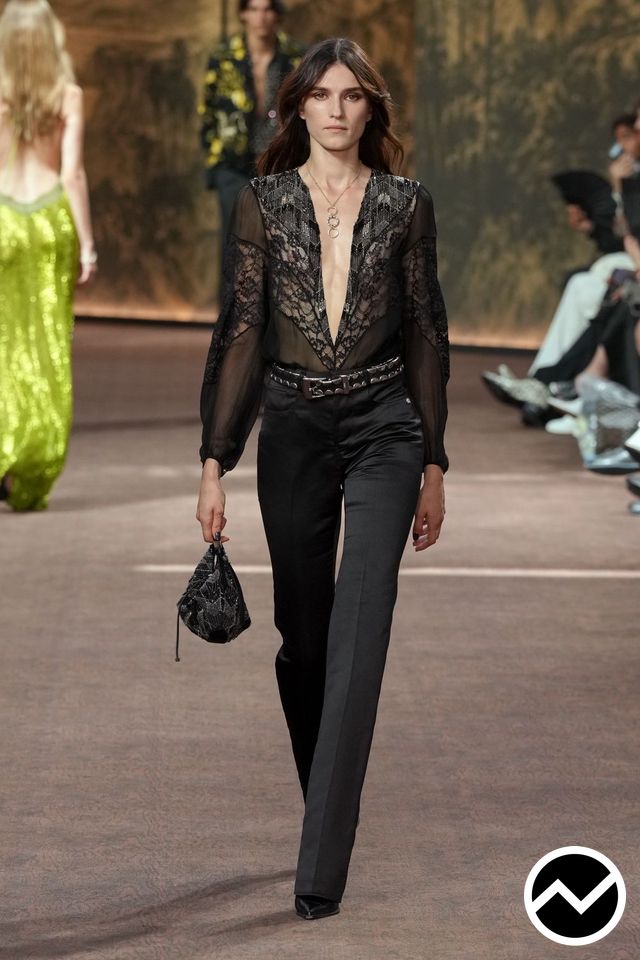Amiri, SS27 womenswear, Satin, look 55