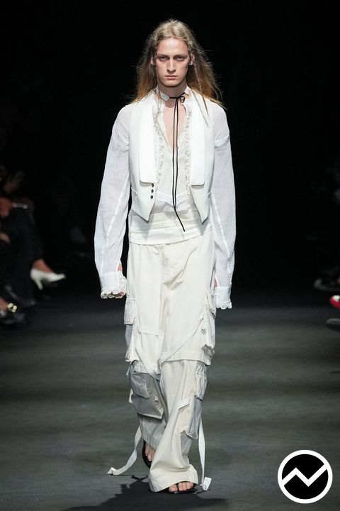 Ann Demeulemeester SS27 menswear, look 3
