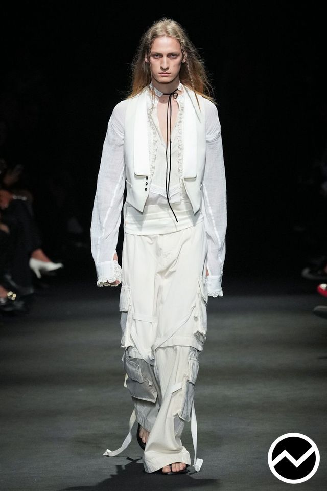 Ann Demeulemeester SS27 menswear, look 3
