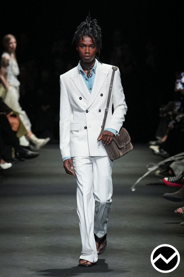Ann Demeulemeester, Ann Demeulemeester SS27 menswear, look 8