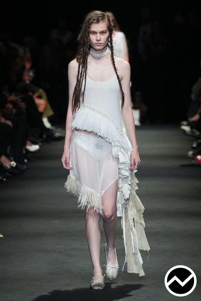 Ann Demeulemeester, SS27 womenswear, Scoop Top, look 13