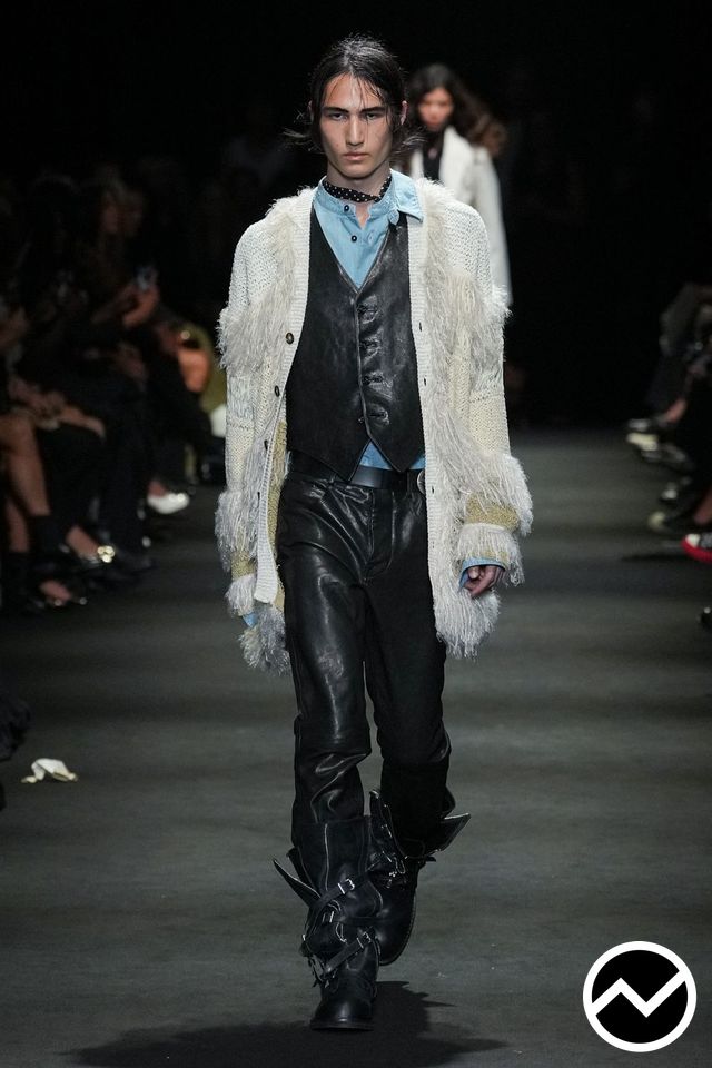 Ann Demeulemeester, Ann Demeulemeester SS27 menswear, look 14