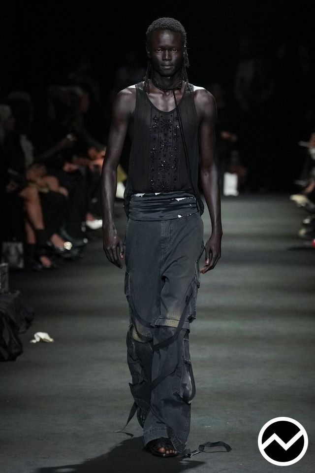 Ann Demeulemeester, Ann Demeulemeester SS27 menswear, look 22