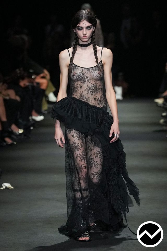 Ann Demeulemeester, SS27 womenswear, Dark Romance, look 27