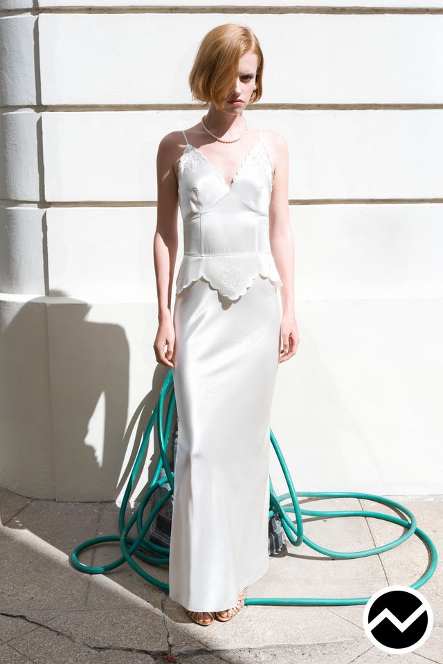 Anna October, SS27 womenswear, Scalloped Top, look 7