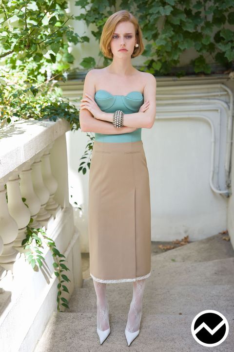 Anna October, SS27 womenswear, Midi Skirts, look 11