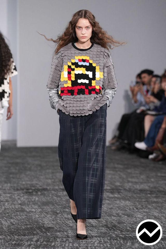 Anrealage, SS27 womenswear, Smoke, look 11