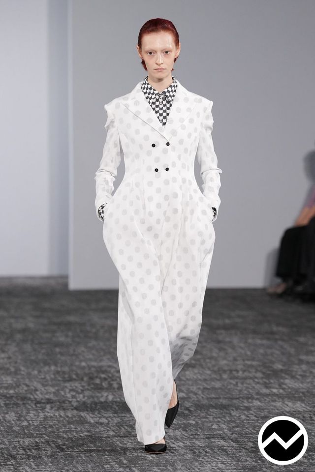 Anrealage, SS27 womenswear, Polka Dot, look 17