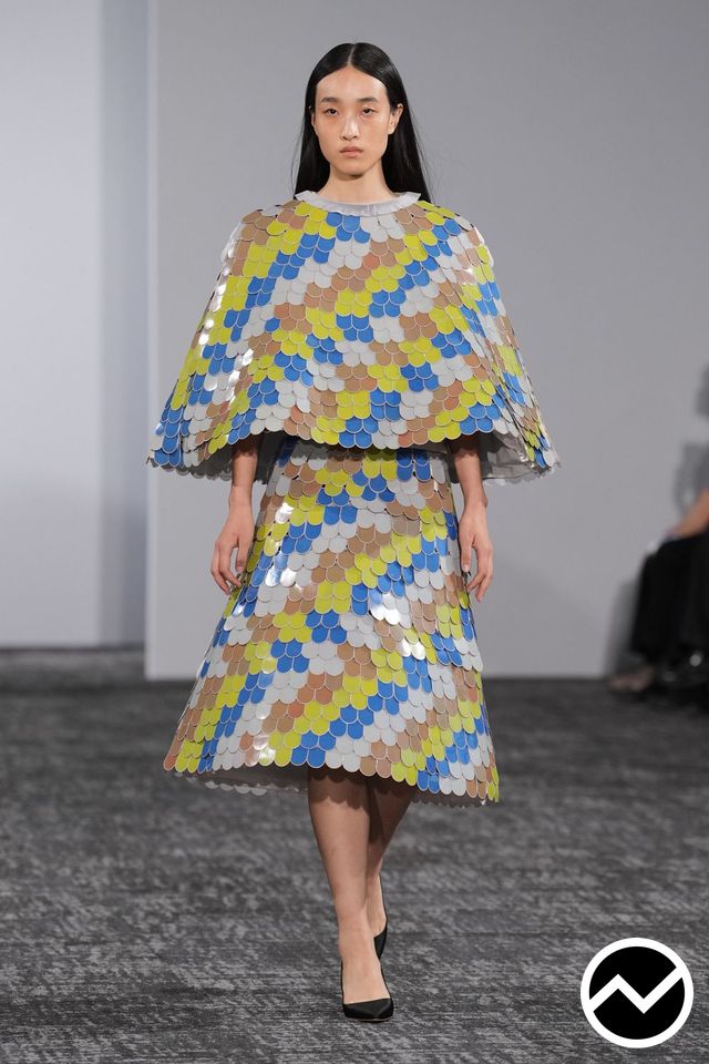 Anrealage, SS27 womenswear, Scalloped Top, look 32