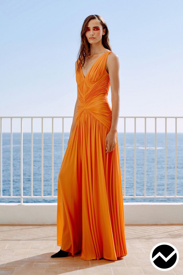 Ardazaei, SS27 womenswear, Apricot, look 28