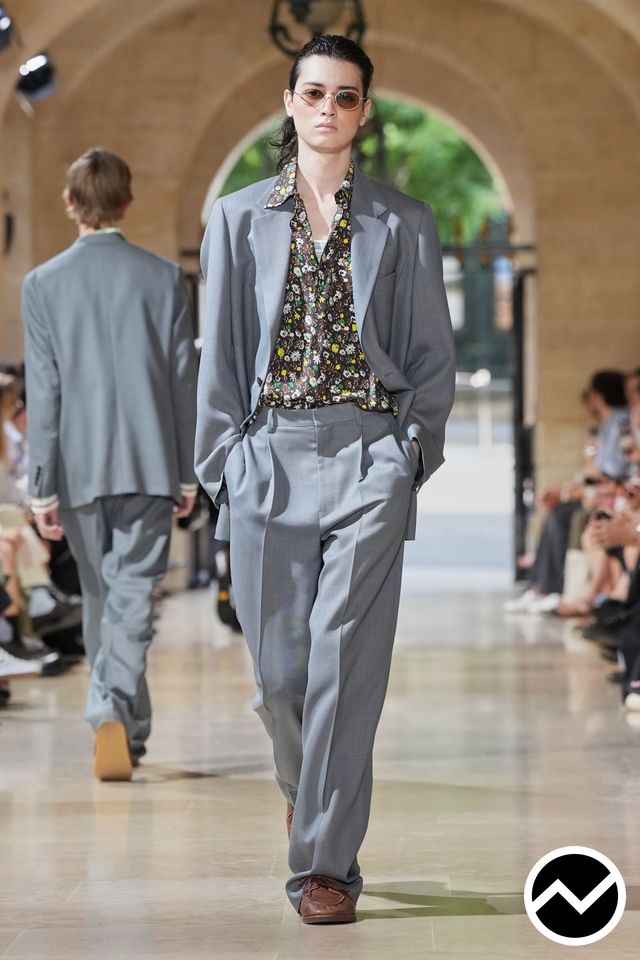 Auralee, SS27 menswear, 70s Retro, look 22