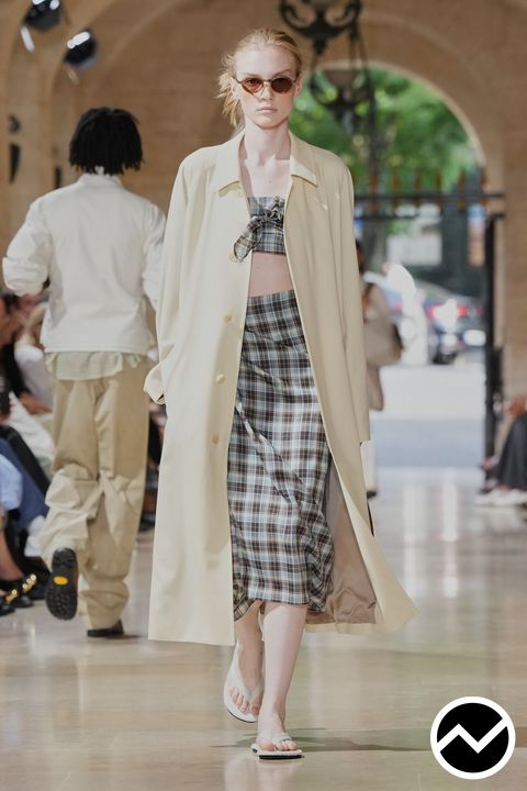 Auralee, SS27 womenswear, 90s Retro, look 28